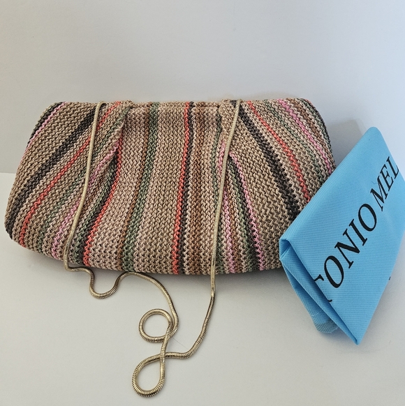 Antonio Melani Striped Multicolor Women's Bag - Picture 3 of 4